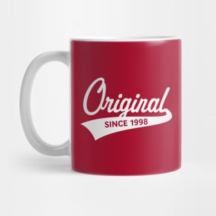 Original Since 1998 (Year Of Birth / Birthday / White) Mug